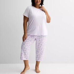 Croft & Barrow Top & Capri Pajama 3X